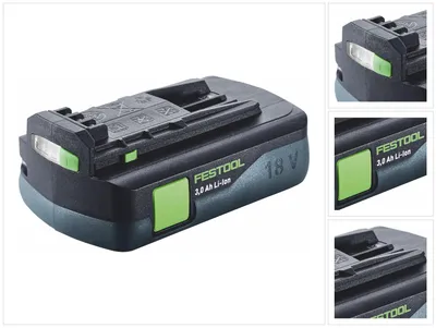 Productafbeelding van Festool BP 18 Li 3,0 C accu 18 V 3,0 Ah / 3000 mAh Li-Ion ( 577658 ) met laadindicator