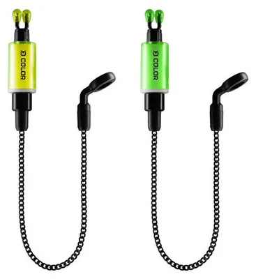 Produktbild von DELPHIN COLOR, Kettenbissanzeiger Set – 2 Stück, grün + gelb, 101006492