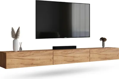 Produktbild von WEST TV Schrank 300 cm Fernsehtisch Sideboard, hängend oder stehend TV Möbel