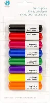 Produktbild von Silhouette SILH-PEN-START, 8 Stück(e), Schwarz, Blau, Grün, Orange, Pink, Violett, Rot, Gelb