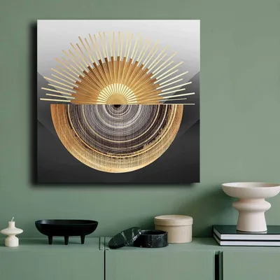 Zdjęcie produktu dla Wallity, 7070GSC-017, Dekoracyjny obraz na płótnie, Wielokolorowy, 100% CANvas, 70 x 70 cm