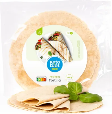 Produktbild von Eiweiß-Tortilla (6 Stück) mit hohem Protein- und Ballaststoffgehalt