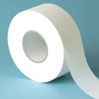 Produktbild von Vlies auf der Rolle für Wachs, weiß, 100 m x 7 cm, Kosmetex Vliesrolle abreißbare Enthaarungsstreife