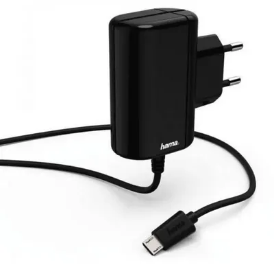 Zdjęcie produktu dla Ładowarka Hama 178260/183247 220V/5V 2.4A MICRO USB