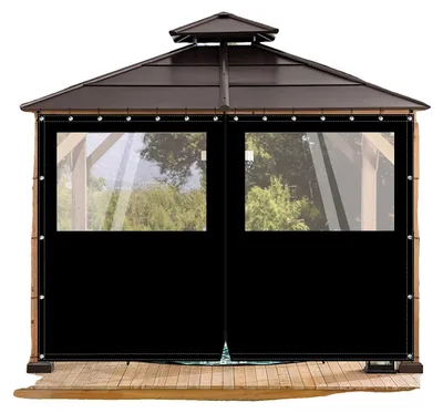 Imagen del producto de Cortina de PVC, impermeable, con baja inflamabilidad, color , dimensiones 2,44 x 4,57 metros