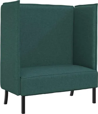 Produktbild von vidaXL Hoher Rücken Sofa 101cm Dunkelgrün Stoff