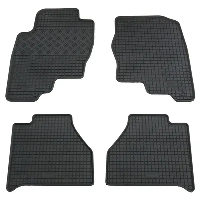 Produktbild von Rigum Gummi Fußmatten Set für Nissan Navara 3, Bj. 2007-2010