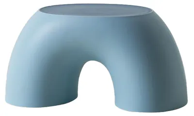 Produktbild von Kinderhocker, Kunststoff, rutschfester Kinder-Fußhocker, multifunktionale Stufe für Badezimmer, Blau