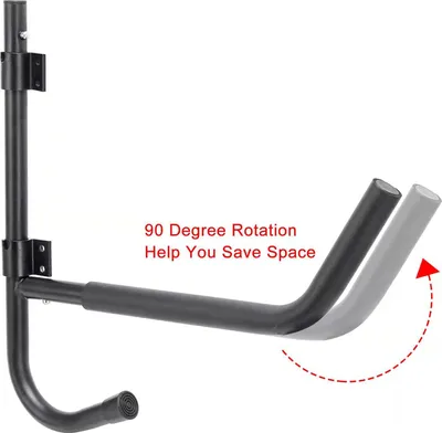 Image de Paroi de rangement pour kayak pivotant à 90 degrés pour planche à pagaie de canoë SUP
