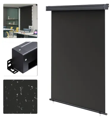 Immagine prodotto di Tenda da sole verticale Mucola per balcone tenda da sole laterale schermo privacy frangivento tenda da sole per balcone - 100x250cm antracite