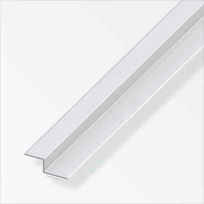 Produktbild von alfer Z-Abschluss-Profil 1 m, 15 x 20 x 9 mm Aluminium eloxiert silber