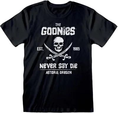 Obrázek produktu pro Goonies - Tričko "Never Say Die" pro muže/dámy Uni HE584 (5XL) (Black)