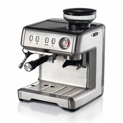 Obrázok produktu pre Ariete 1313/10, Espresso kávovar, 2 L, Kávové zrná, Kávová kapsula, kávový sáčok, Vstavaný mlynček, 1600 W, Strieborná