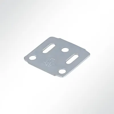 Produktbild von Lysel Gegenplatten verzinkt für Vierfachrolle, (BxL) 40x35mm in grau (1 Stück)