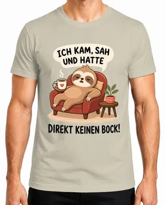 Immagine prodotto di T-shirt da uomo con scritta "Sono arrivato, ho visto, e non mi piace affatto", stile sarcastico, colore naturale, taglia 3XL