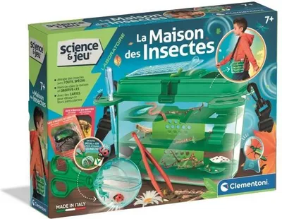 Image de CLEMENTONI - La maison des insectes - Accessoires d'observation - Transportable - Dès 7 ans