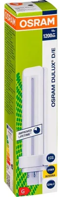 Produktbild von Osram DULUX D/E, 18 W, G24q-2, T11, 20000 h, 1200 lm