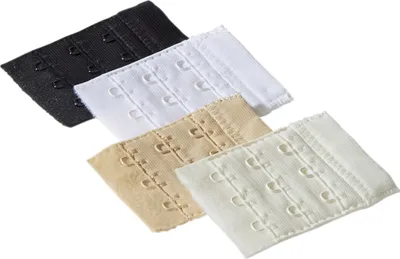 Produktbild von LASCANA BH-Verlängerung 4 er-Pack 1x caramel, 1x creme, 1x weiß, 1x schwarz Größe