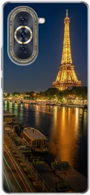 Produktbild von König Design Hülle kompatibel mit Huawei nova 10 Kunststoff Soft Handyhülle - Handy Case Eifelturm
