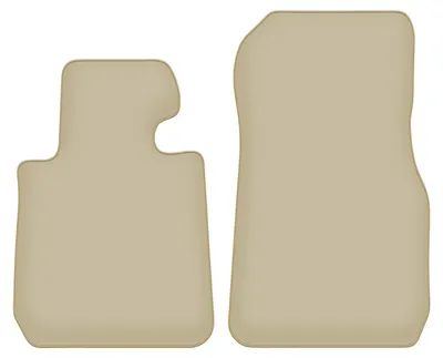 Image de Tapis de sol avant velours PREMIUM beige compatibles avec BMW 3 F30 (2011-2018, berline) – avec fixations – sur‑mesure