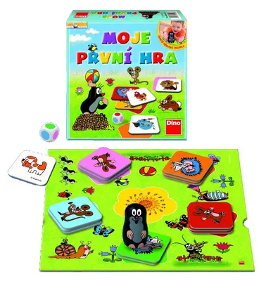 Obrázek produktu pro Moje první hra Krtek společenská hra v krabici 29x29x7cm
