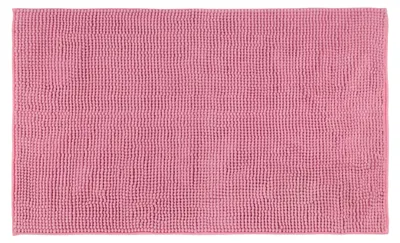Produktbild von GÖZZE Chenille Badteppich superweicher saugfähiger rutschfester Mikrofaser-Badvorleger Altrosa 50 x 70 cm