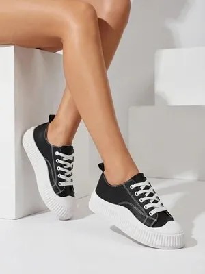 Produktbild von Damen Sneakers Maffi Schwarz, leichte Freizeitschuhe, Größe 40
