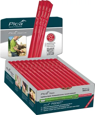 Image de Pica Classic 540 Crayons de charpentier 10 pièces 30 cm