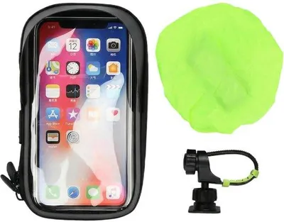 Zdjęcie produktu dla Uchwyt na telefon do roweru - wodoodporny - obracany o 360 stopni - idealny w podróży - Luxento