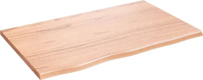 Obrázok produktu pre vidaXL Nástenná polica svetlohnedá 80x50x2 cm Dubový masív ošetrený