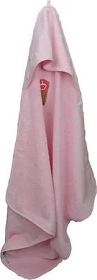 Produktbild von A&R 731.50 | PRINT-Me® Baby Hooded Towel Kapuzenhandtuch - 75 x 75 cm - Farbe: Light Pink/Light Pink/Light Pink - Größe: 75 x 75 cm