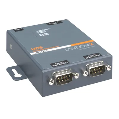 Produktbild von Lantronix UDS2100 - 10/100Base-T(X) - 9 - 30 V - ARP - UDP - TCP - ICMP - Telnet - TFTP - AutoIP - DHCP - HTTP - SNMP - 400 g - 72 x 95 x 23 mm - 0 - 60 °C