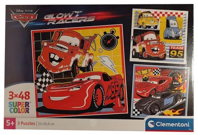 Produktbild von Disney Cars Puzzle 3x48Stü ck