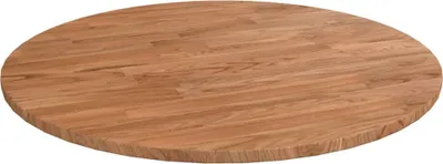 Obrázok produktu pre Okrúhla stolová doska bledohnedá Ø50x1,5cm ošetrený masívny dub