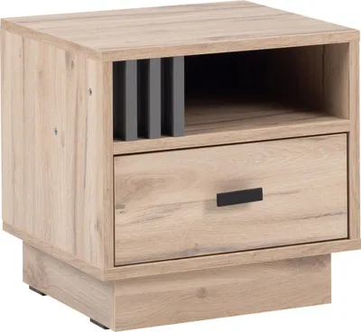 Produktbild von Nachttisch – Nachtschrank – Nachtkommode – Beistelltisch - ALLMO System 20 – 40 cm – Sonoma Eiche – Moderner Nachttisch für Schlafzimmer