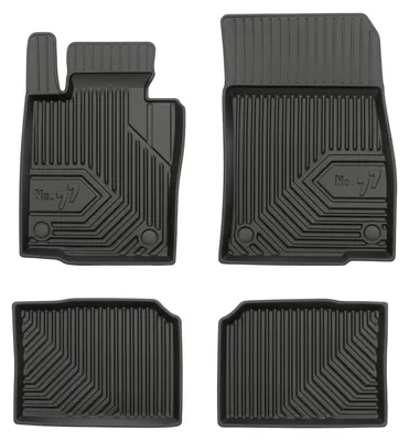 Image de Tapis de sol en caoutchouc pour MINI Countryman I 2010-2017 (crossover) – 4 pièces, noirs, sur mesure