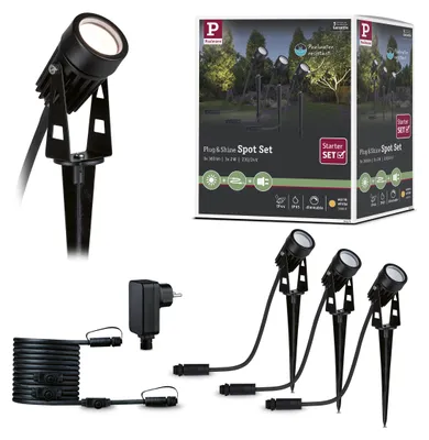 Image de Paulmann Plug & Shine Set de base lampe spot