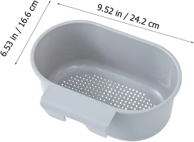 Obrázek produktu pro Držák na kuchyňské náčiní, odkapávač, bílý, nerezová ocel