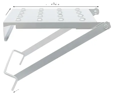 Image de Plateforme élévatrice, construction robuste, grande stabilité, couleur argent