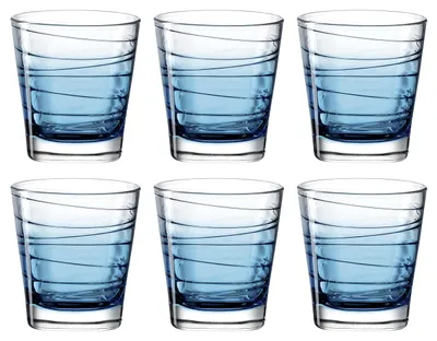 Zdjęcie produktu dla LEONARDO Vario Struttura, niebieski, szkło, stożek, 250 ml, 80 mm, 90 mm