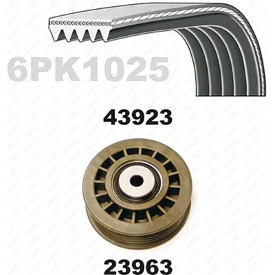 Produktbild von MAPCO 23923 Keilrippenriemensatz passend für MERCEDES-BENZ 190 (W201)