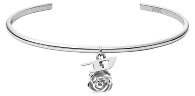Immagine prodotto di Bracciali Bangles Diesel Silver Collection D Logo - uomo