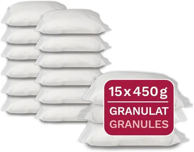 Produktbild von 15 x 450 g Universal-Luftentfeuchter-Nachfüllpackung, Granulat