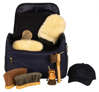 Produktbild von Kentucky Horsewear Grooming Bag Putztaschen Set, Farbe:navy