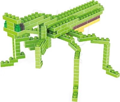 Immagine prodotto di Locusta modello di plastica diamante blocco di costruzione assemblato giocattolo