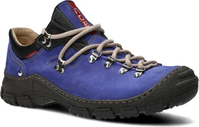 Produktbild von nagaba Wanderschuhe Herren Lederschuhe Trekkingschuhe Frauen, Blau, 44