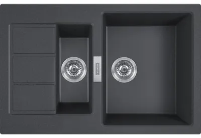Zdjęcie produktu dla FRANKE - Zlewozmywak wbudowywany Sirius 2.0 S2D 651-78 Onyx