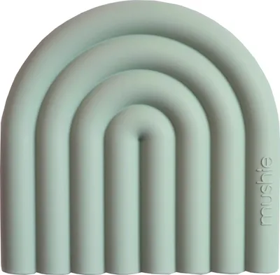 Produktbild von Mushie - Teether Rainbow- Cambridge Blue 70.013.10 | Beißspielzeug