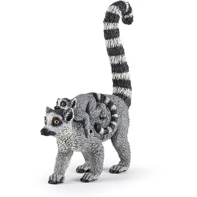 Produktbild von papo 50173 Katta mit Jungtier Spielfigur