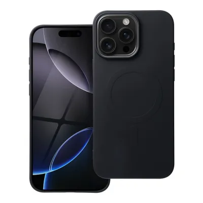 Produktbild von Case passend für iPhone 16 PRO MAX Silicone Mag Cover kompatibel mit MagSafe (big hole) black